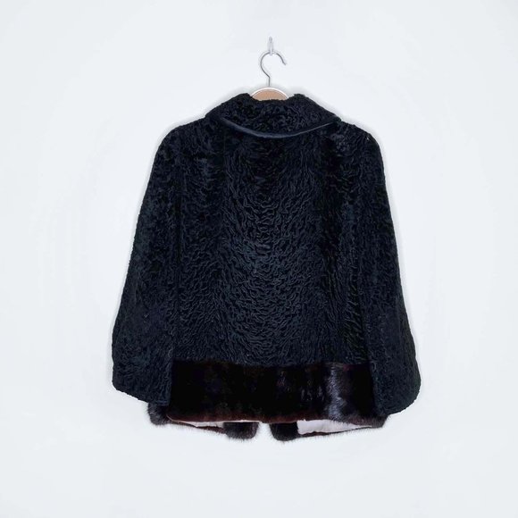 ⚡️SOLD⚡️ vintage fontana persian lamb opera coat - size small - Picture 3 of 10